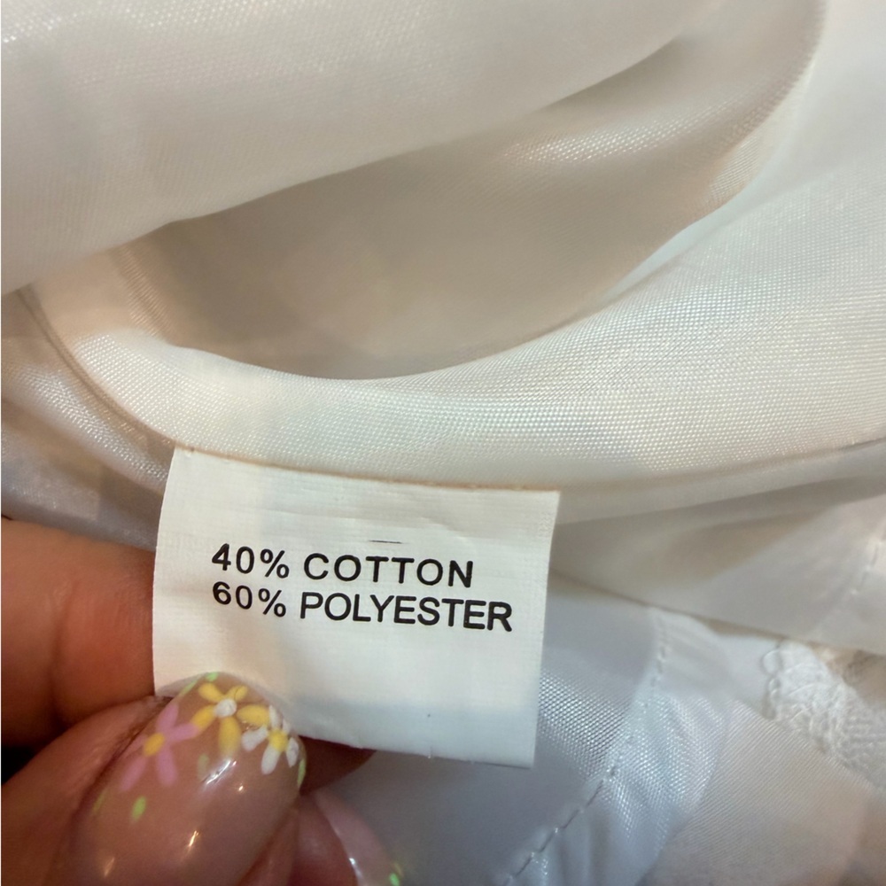 Face 2 Face White Sleeveless Mesh Yoke Dress XS NWT - Picture 7 of 11